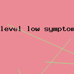 level low symptom testosterone